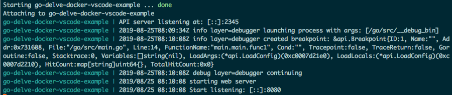 Start debugger in VSCode