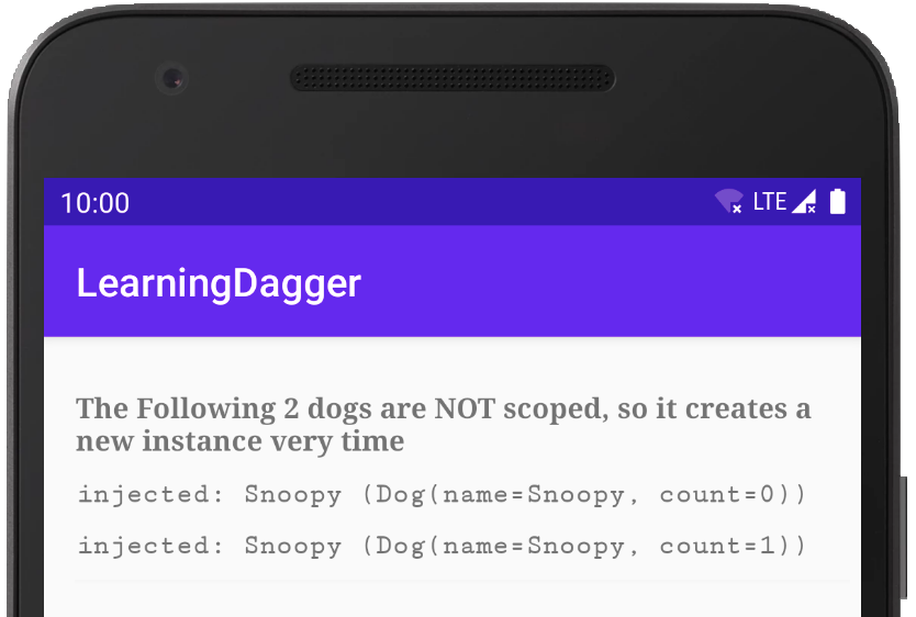 2 snoopies are actually a different instance