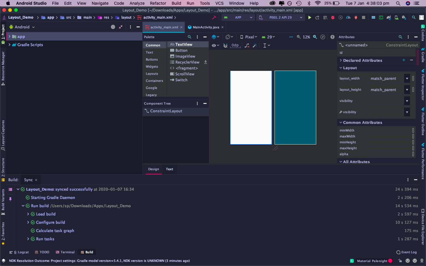 android studio preview pane